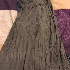 Olive green tank top